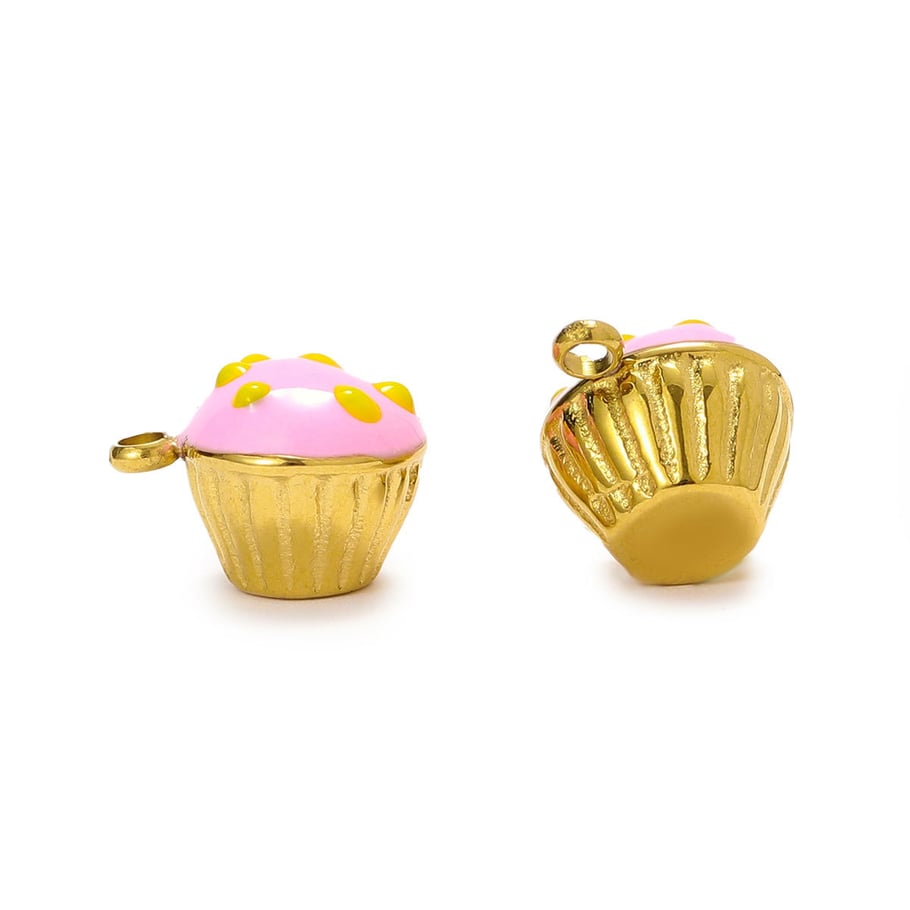 Charm Muffin rosa