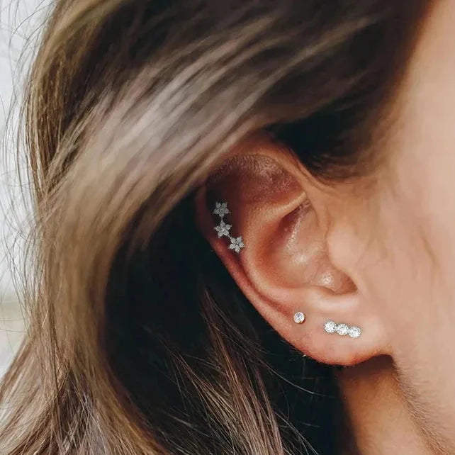 Piercing scia di stelle in 2 colori