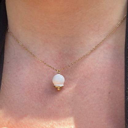 Collana con campanella smaltata in 2 colori