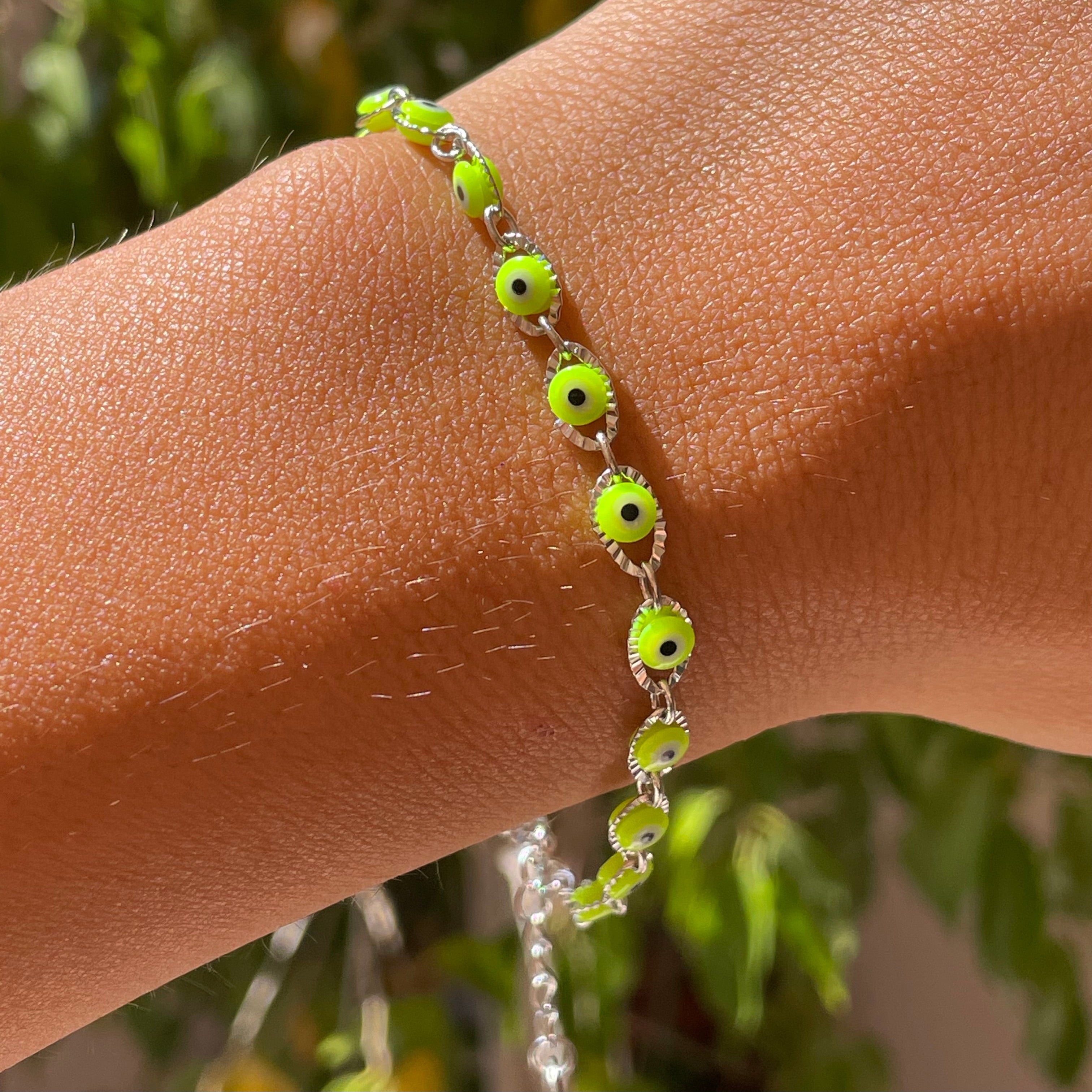 Bracciale con occhio di Allah in 9 colori