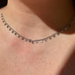 Collana con stelline in 2 colori