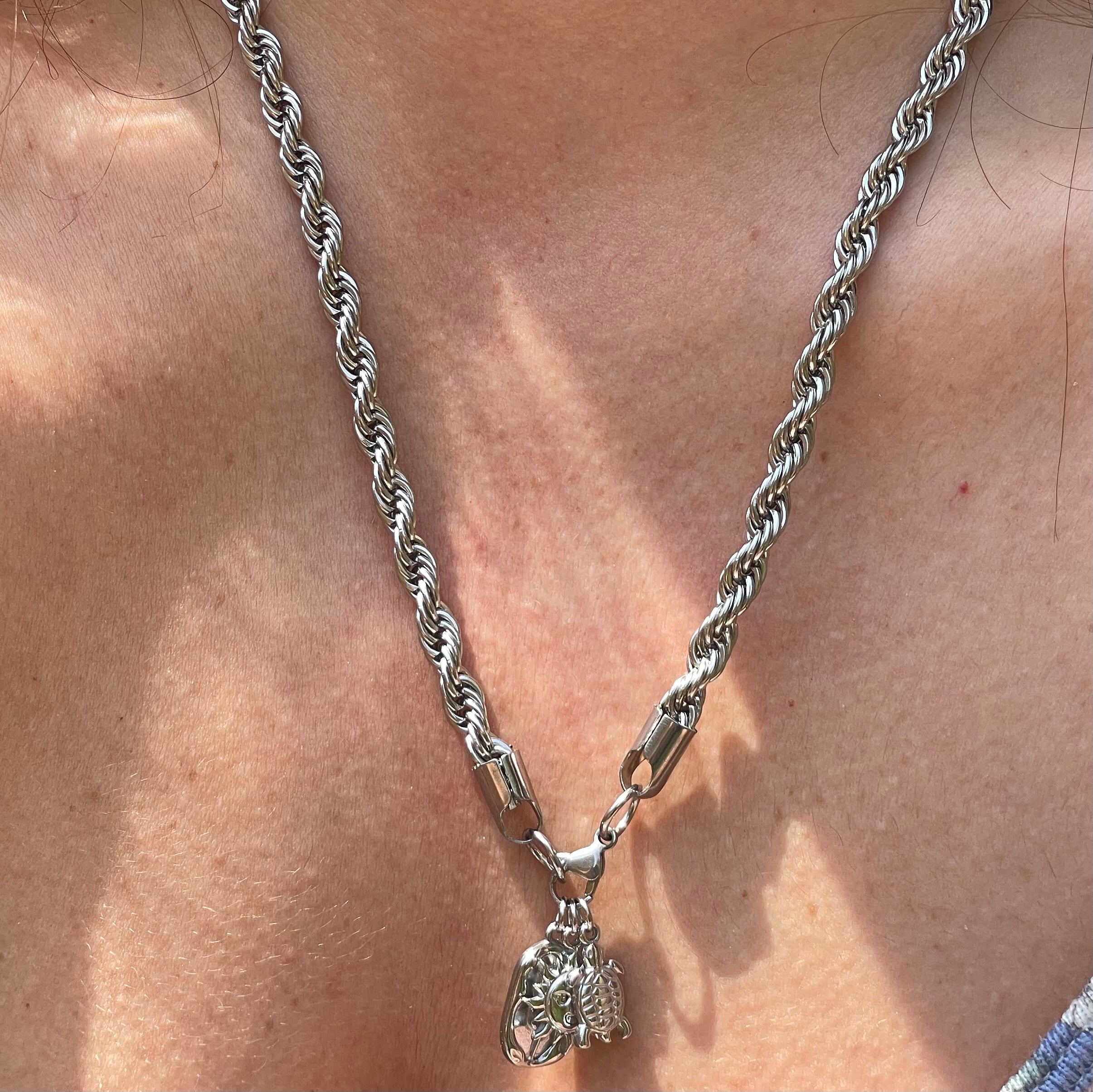 Collana torchon grande in 2 colori