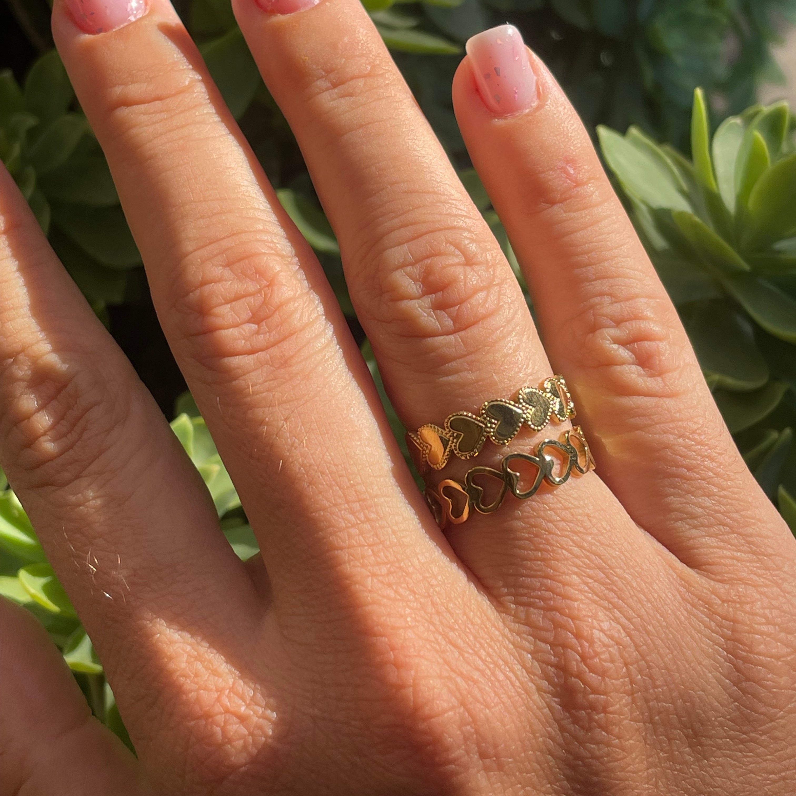 Anello doppi cuori