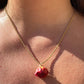 Charm Bocciolo di rosa vera
