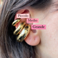 Ear cuff liscio grande in 2 colori