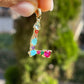 Charm Letterina con pietre colorate