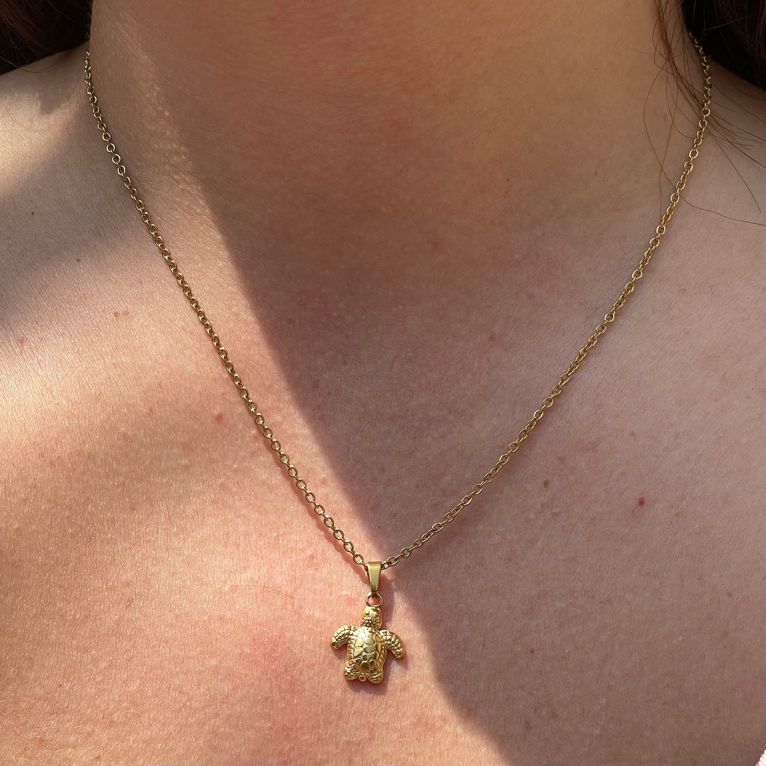 Collana tartarughina in 2 colori