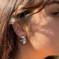 Orecchini ovali glitter in 2 colori