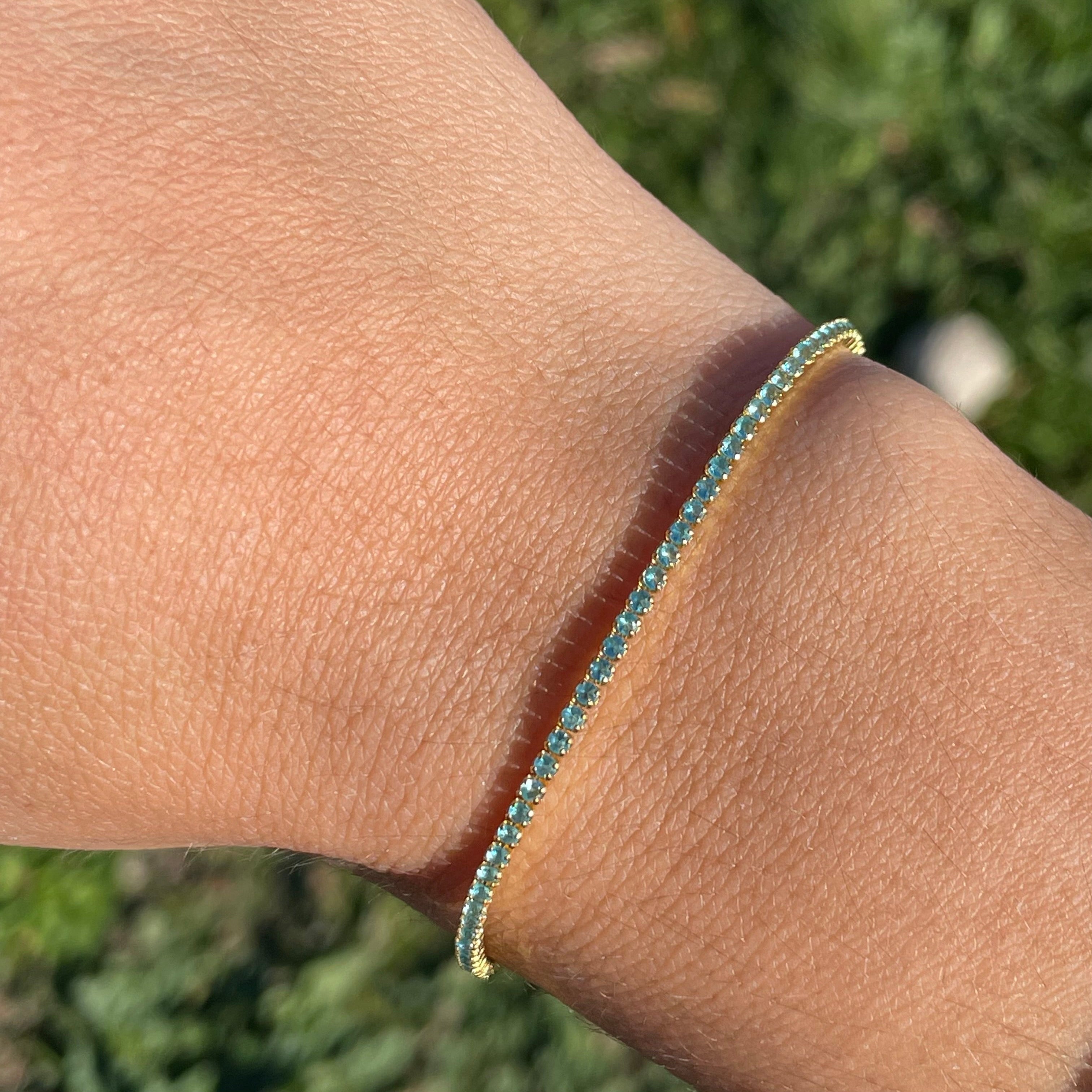 Bracciale tennis in 7 colori