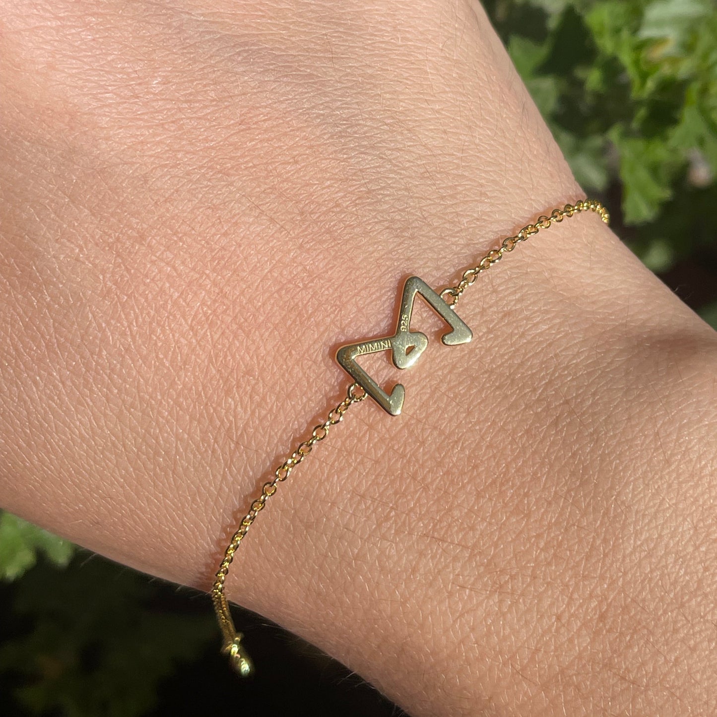 Bracciale Glowy Bow placcato oro