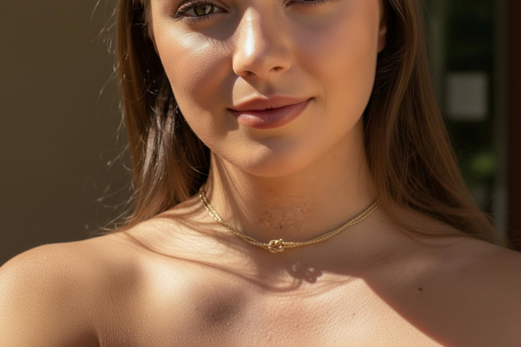 Collana nodo lavorato