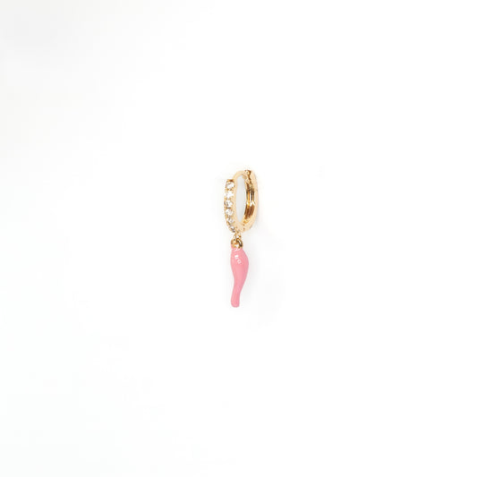 Cerchietto con cornetto portafortuna in 6 colori