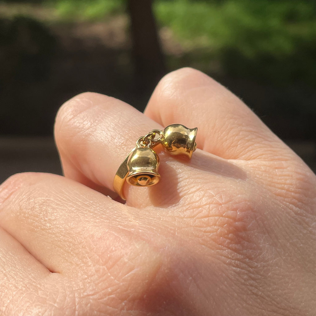 Anello campanelle in 2 colori