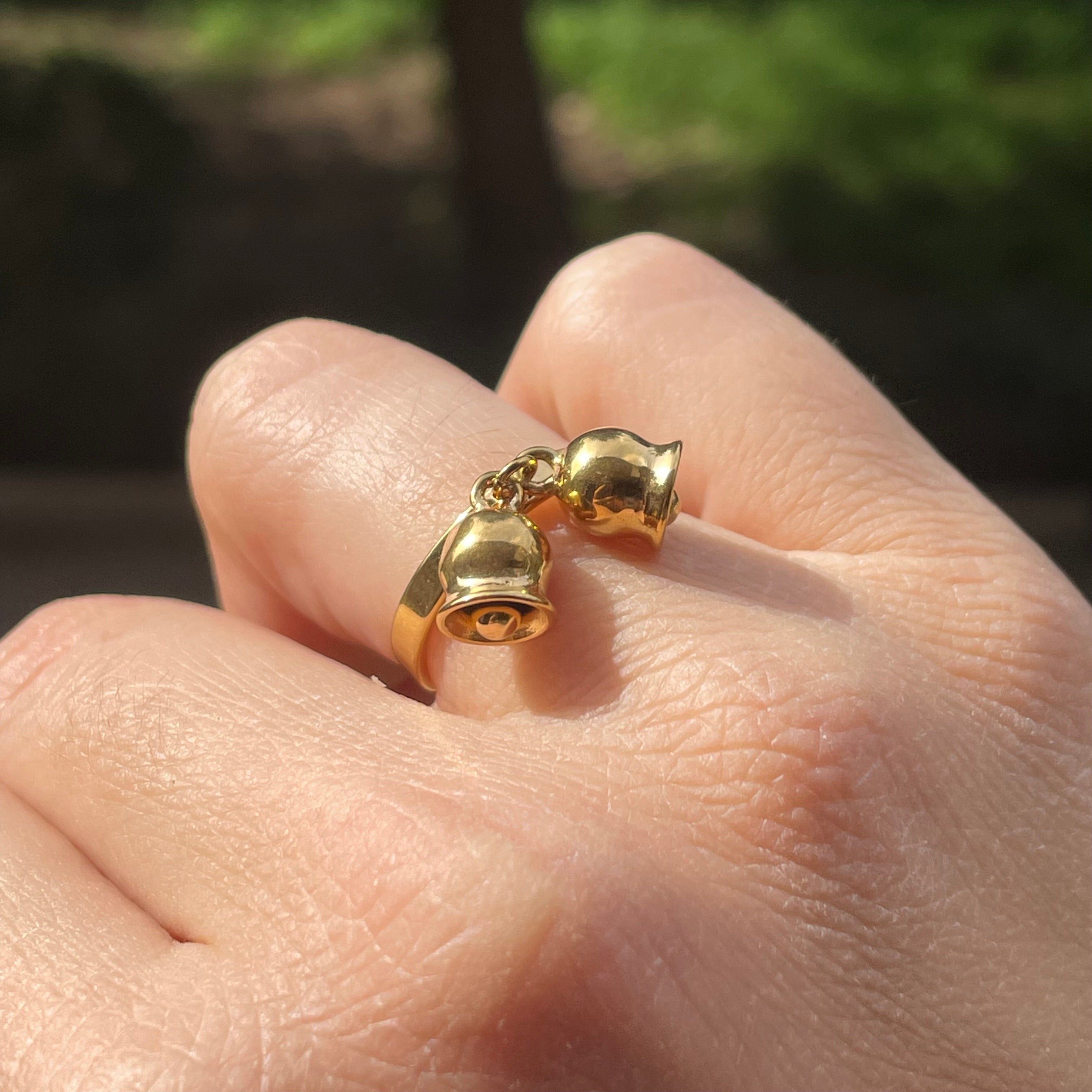 Anello campanelle in 2 colori