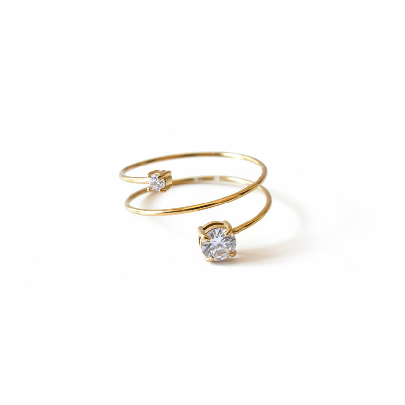 Anello square sparkling
