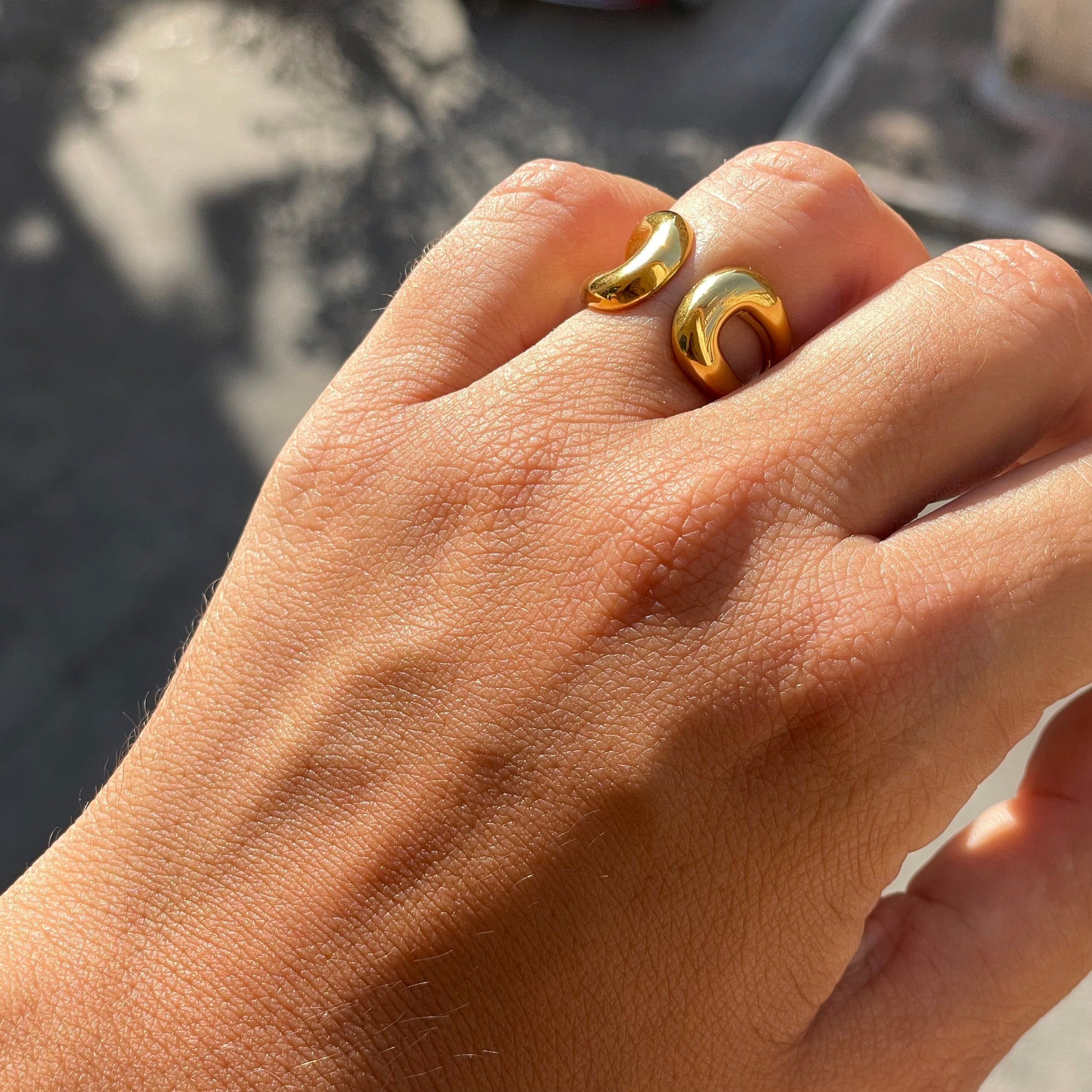 Anello avvolgimi in 2 colori