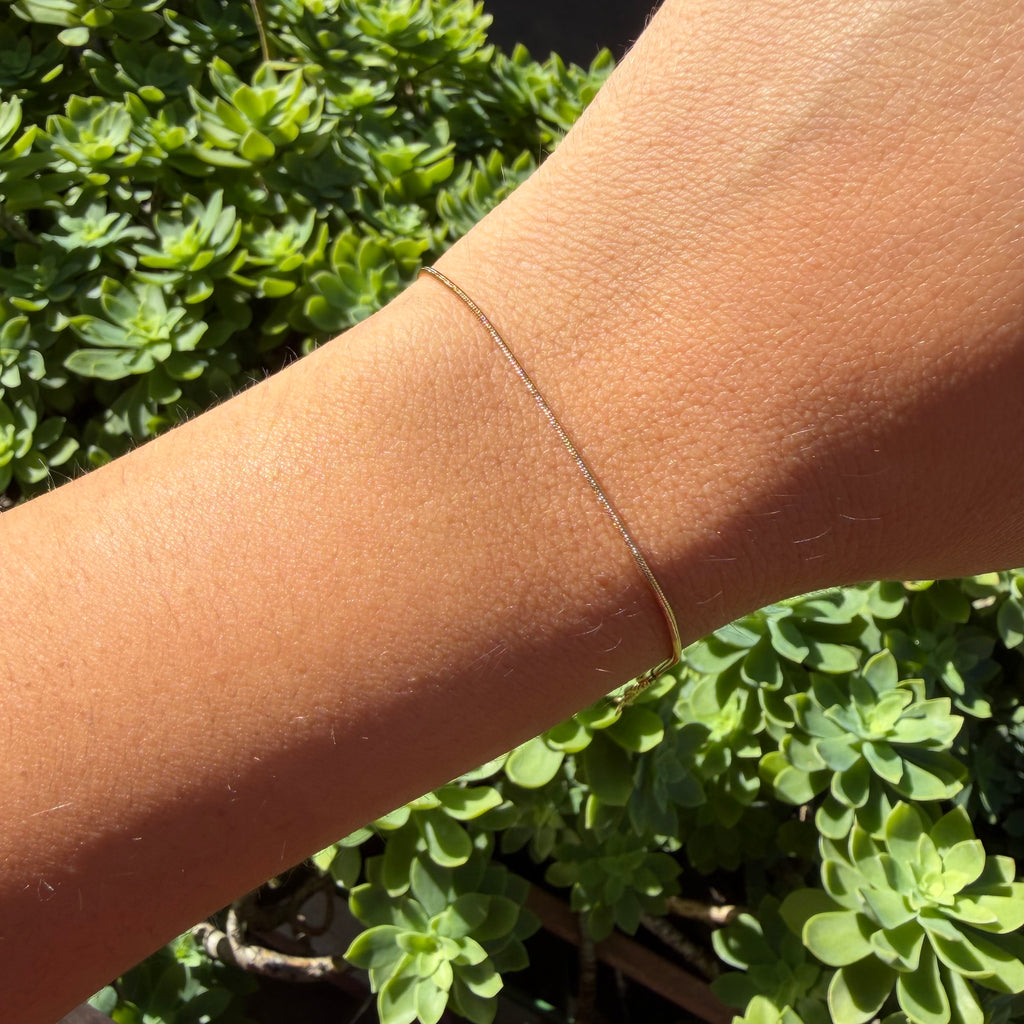 Bracciale filo semplice in 2 colori