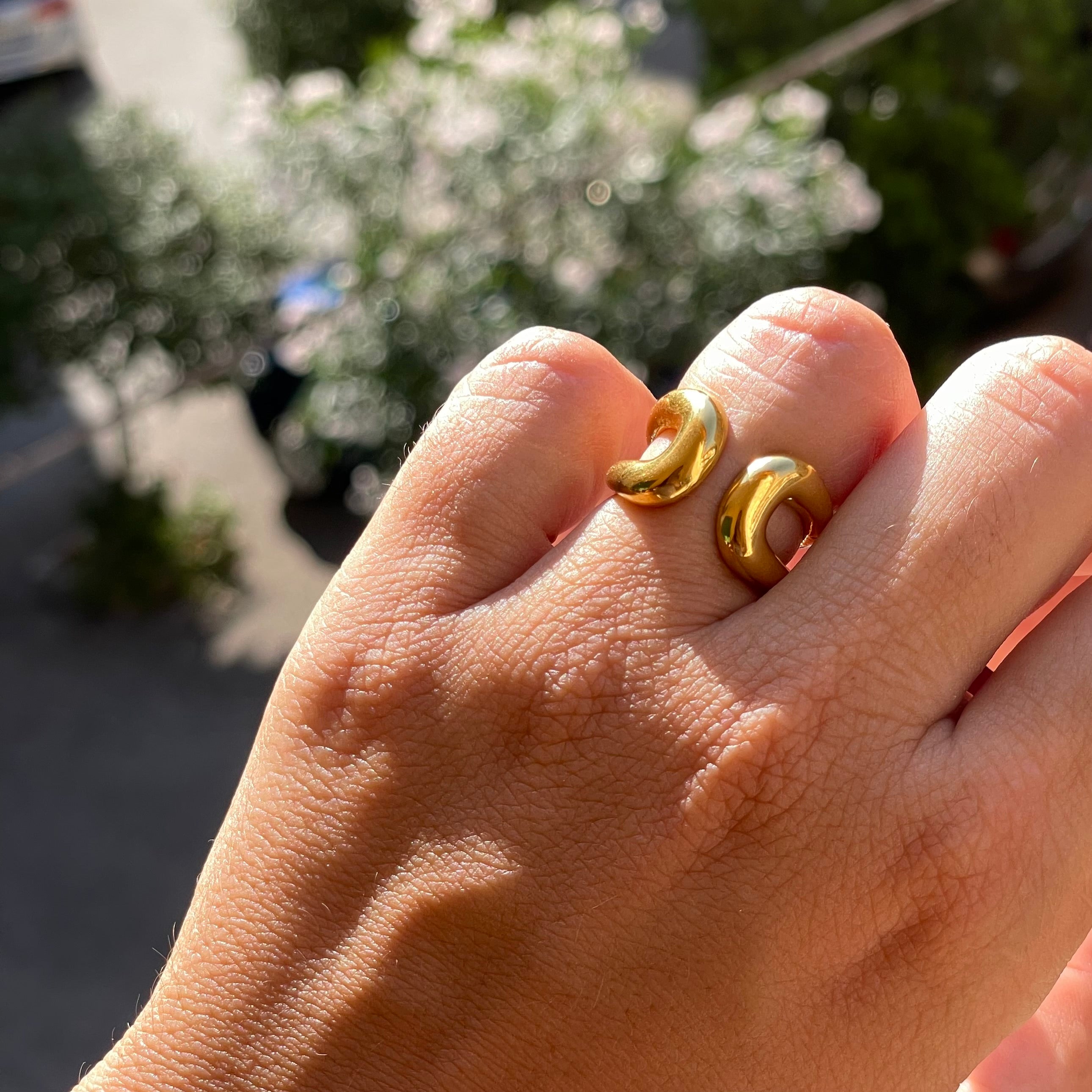 Anello avvolgimi in 2 colori