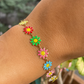 Bracciale margherite in 2 colori