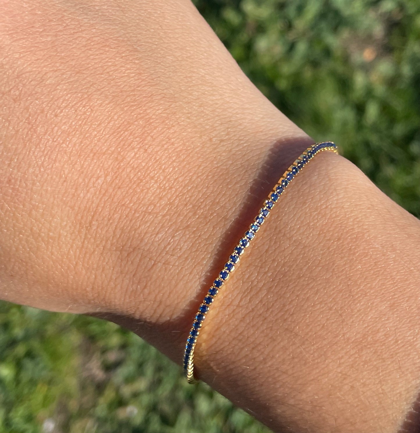 Bracciale con zirconi in 7 colori