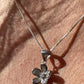 Collana fiore con zirconi