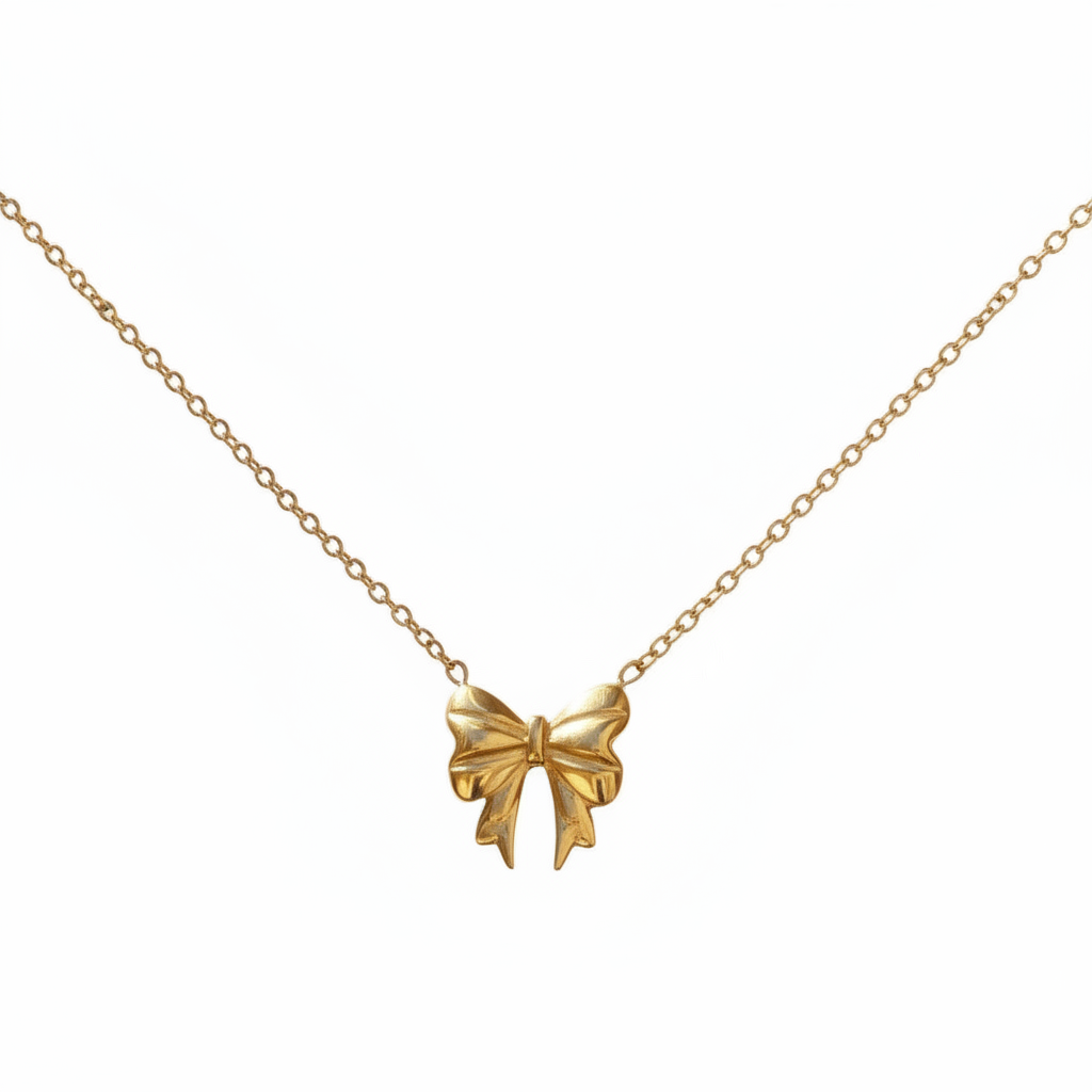 Collana fiocco in 2 colori