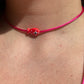 Collana con pesce a pois in 8 colori