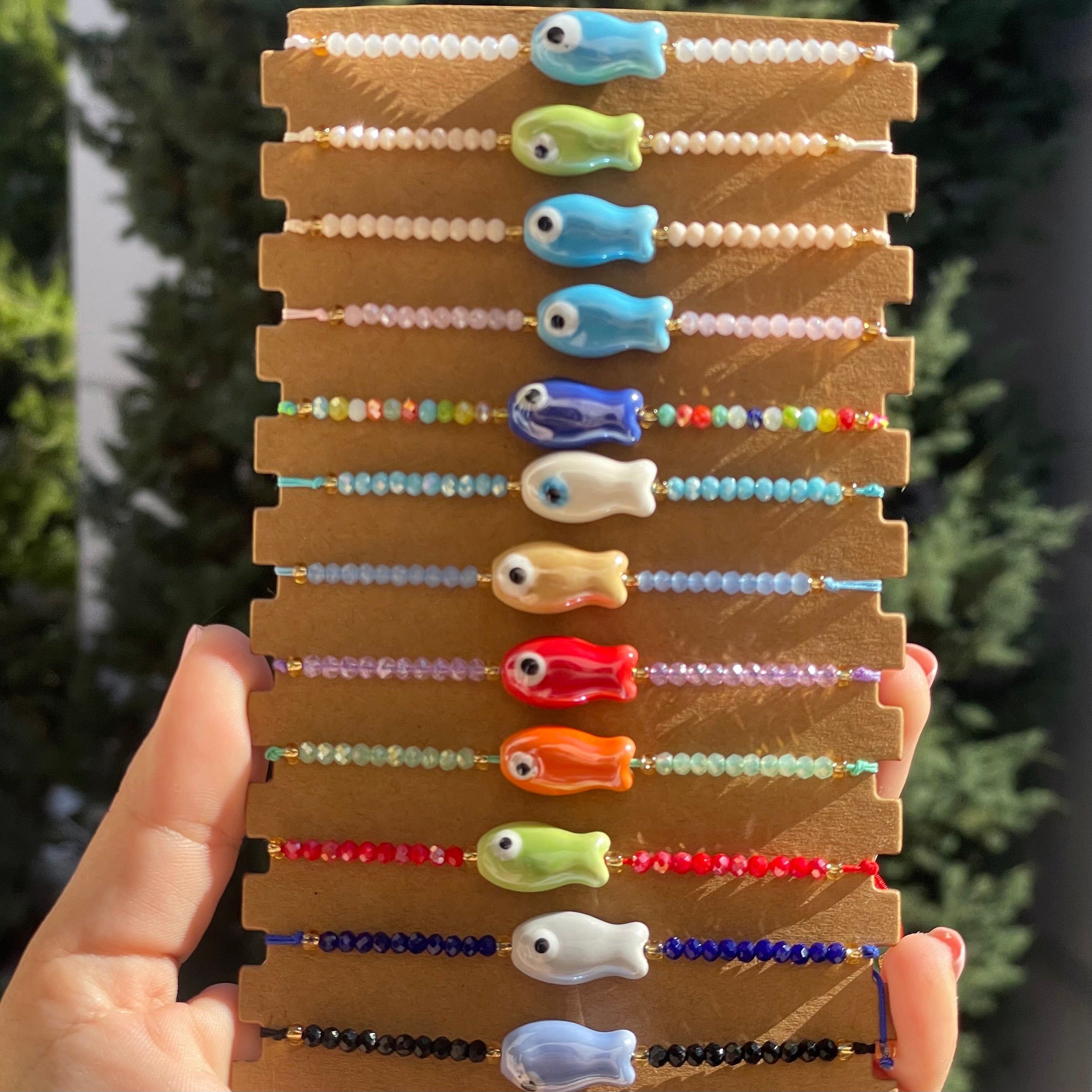 Bracciale pesce corallino in 24 colori
