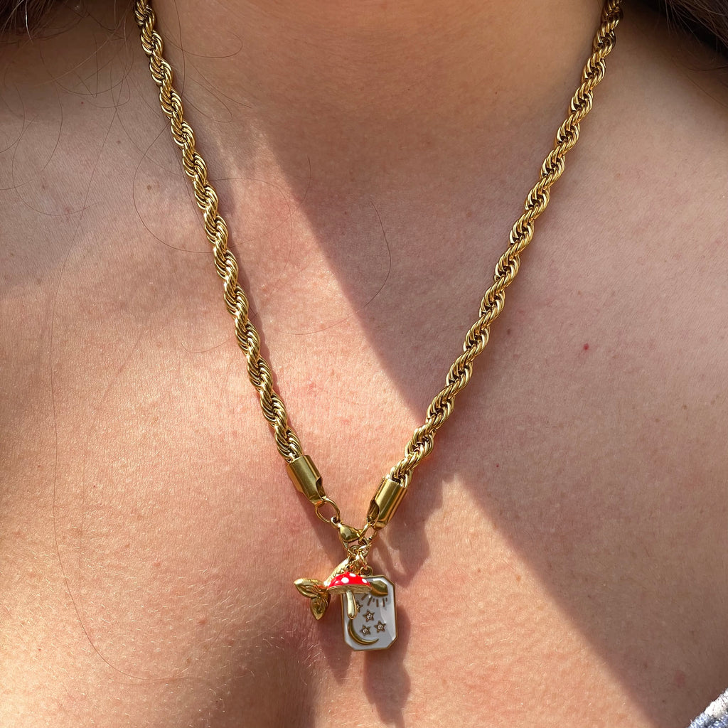 Collana torchon grande in 2 colori