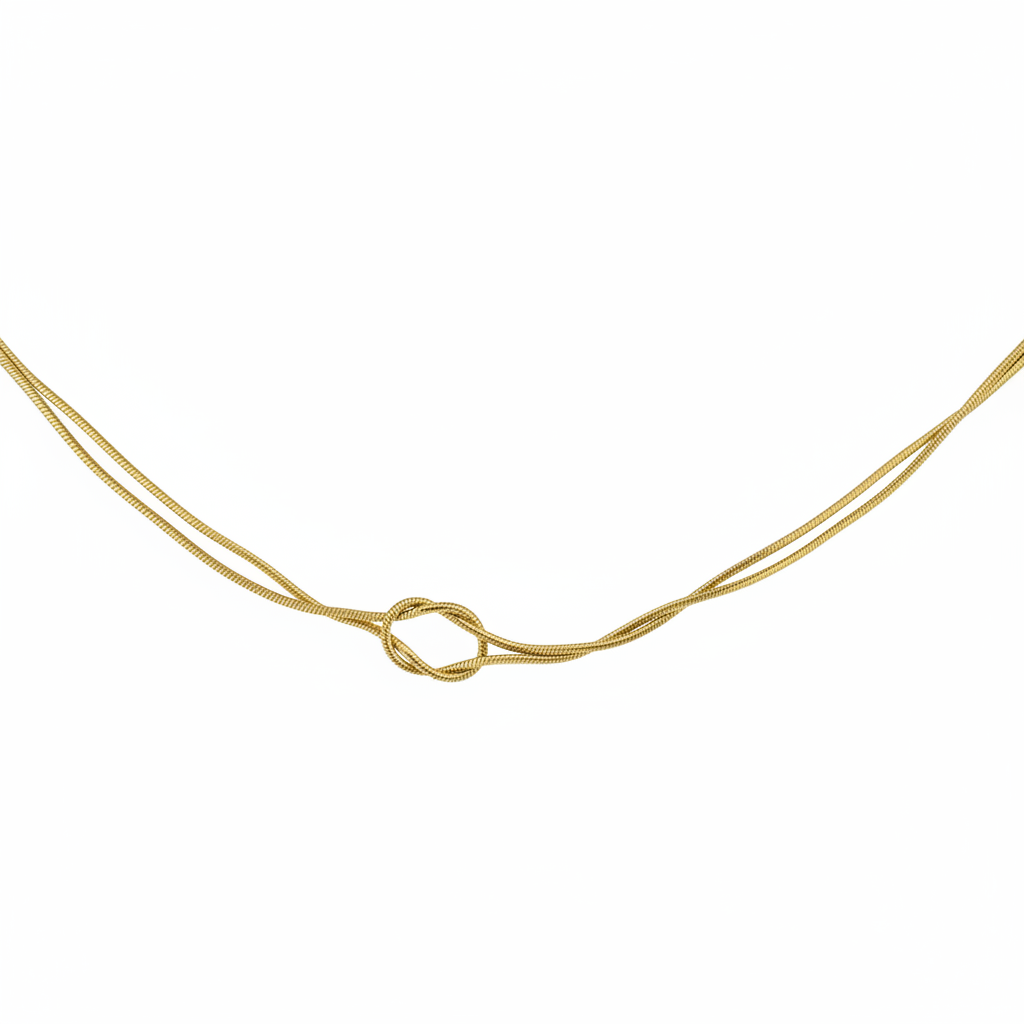 Collana nodo largo
