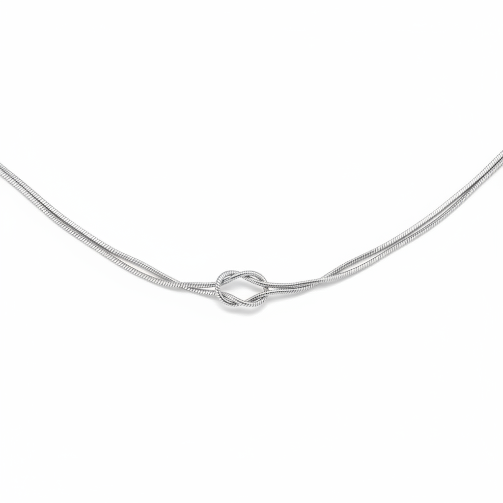Collana nodo largo