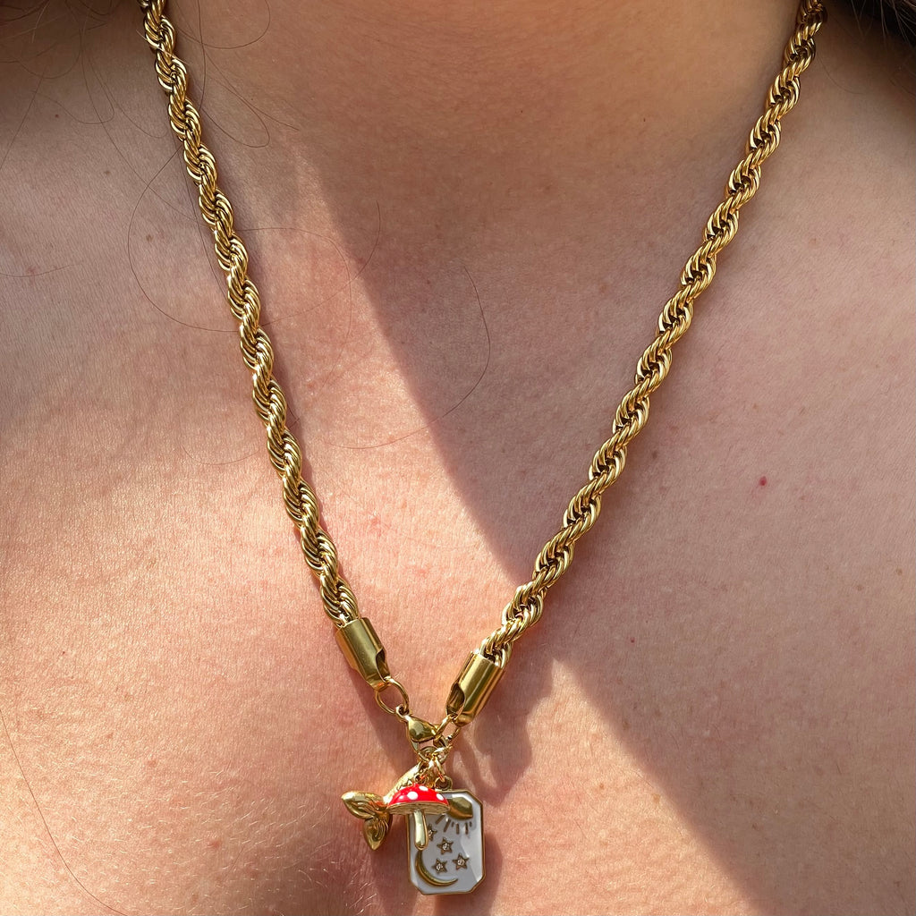 Collana torchon grande in 2 colori