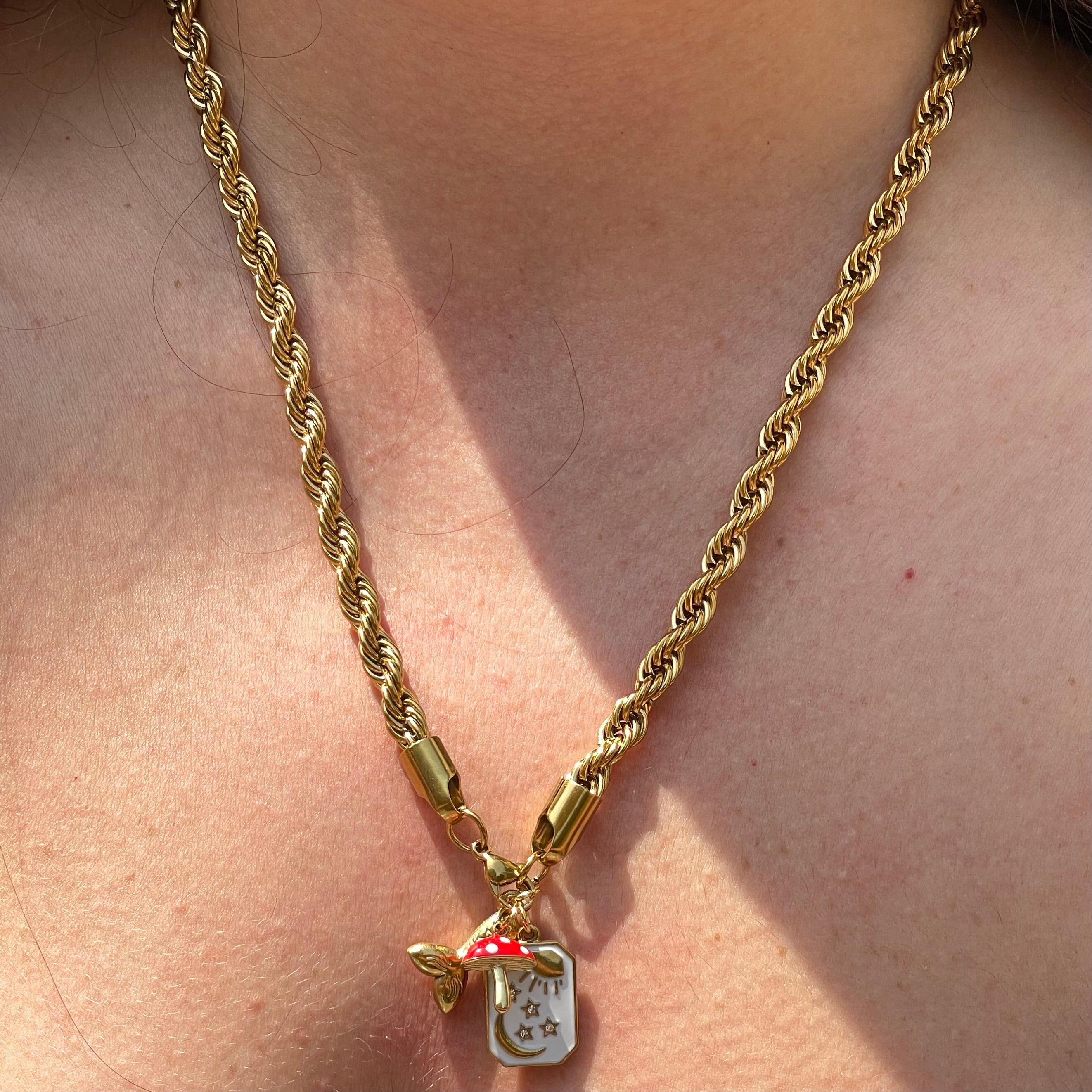 Collana torchon grande in 2 colori