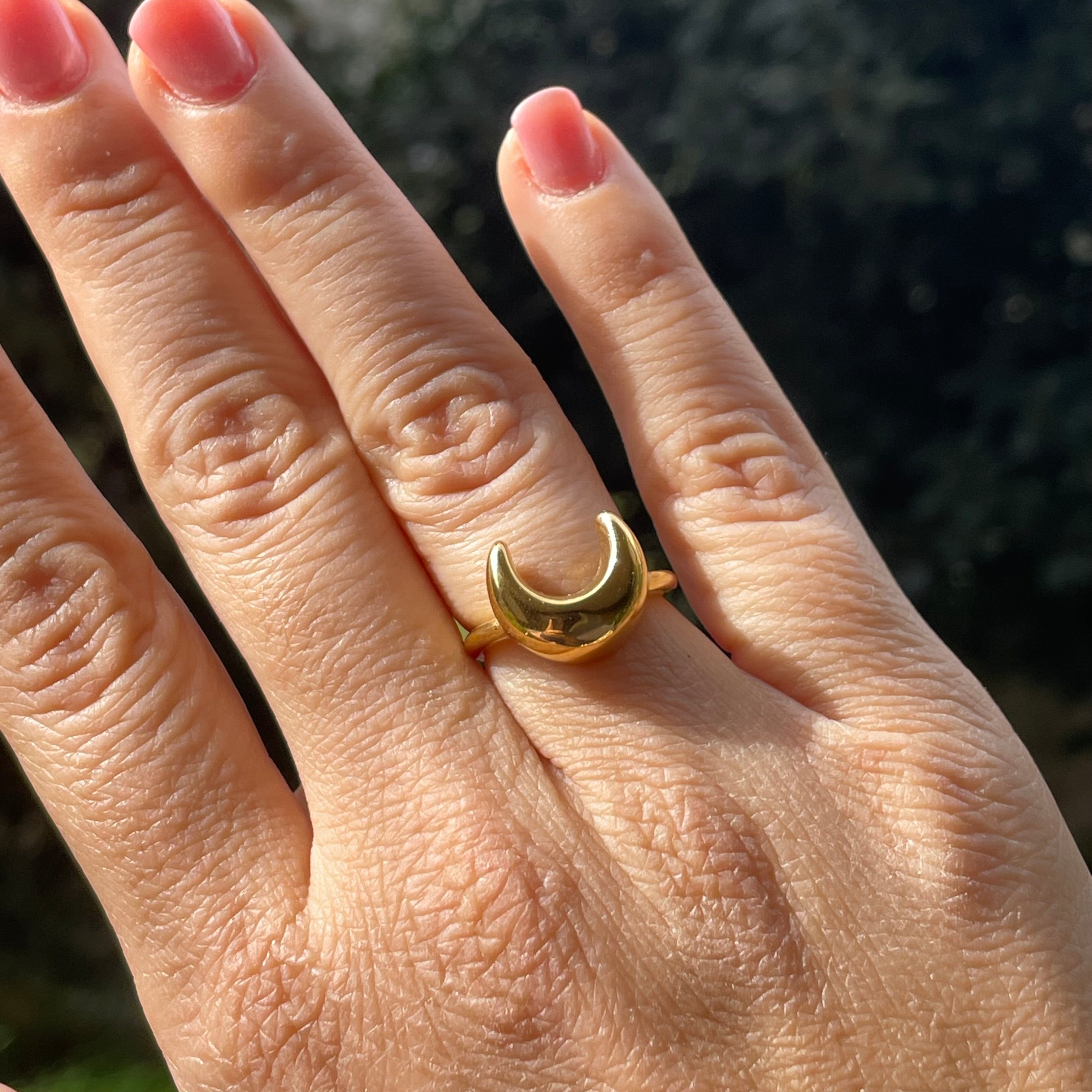 Anello luna 2 colori