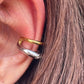 Ear cuff doppia fascia in 3 colori