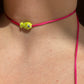 Collana con pesce a pois in 8 colori