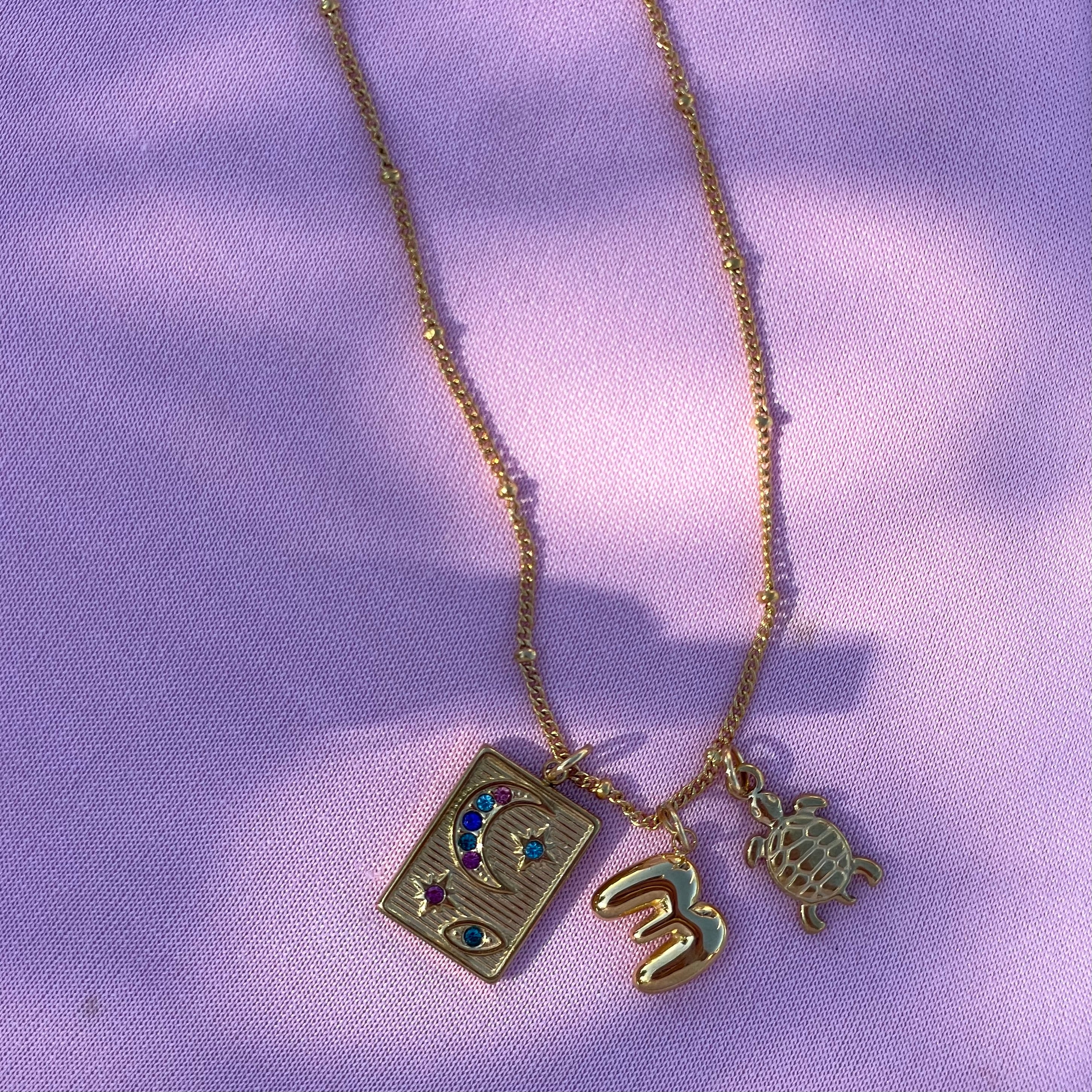 Collana pallini in 2 colori