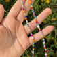 Collana con perle e perline colorate