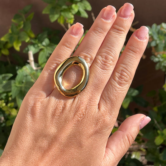 Anello circle in 2 colori