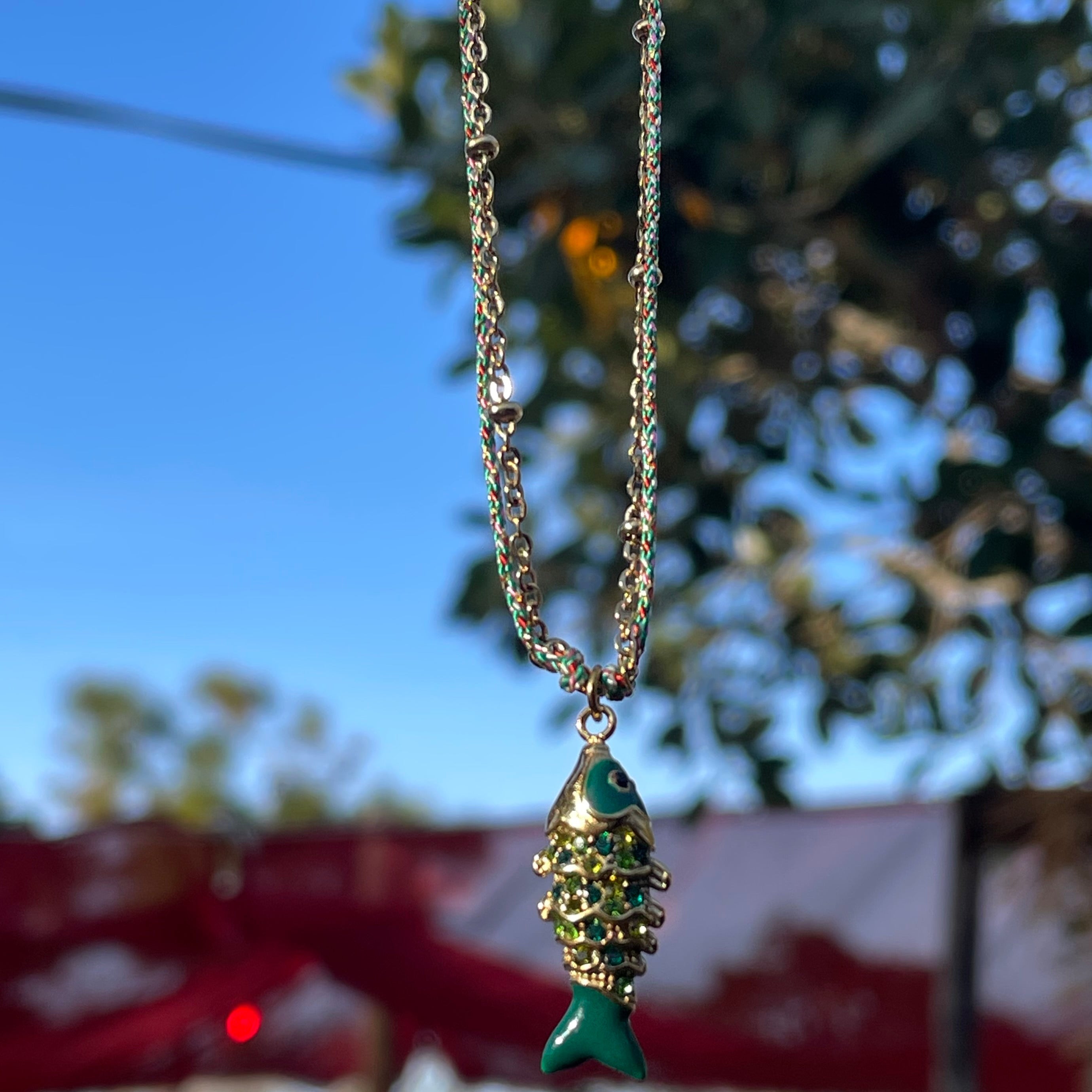 Collana pesce tropicale in 4 colori