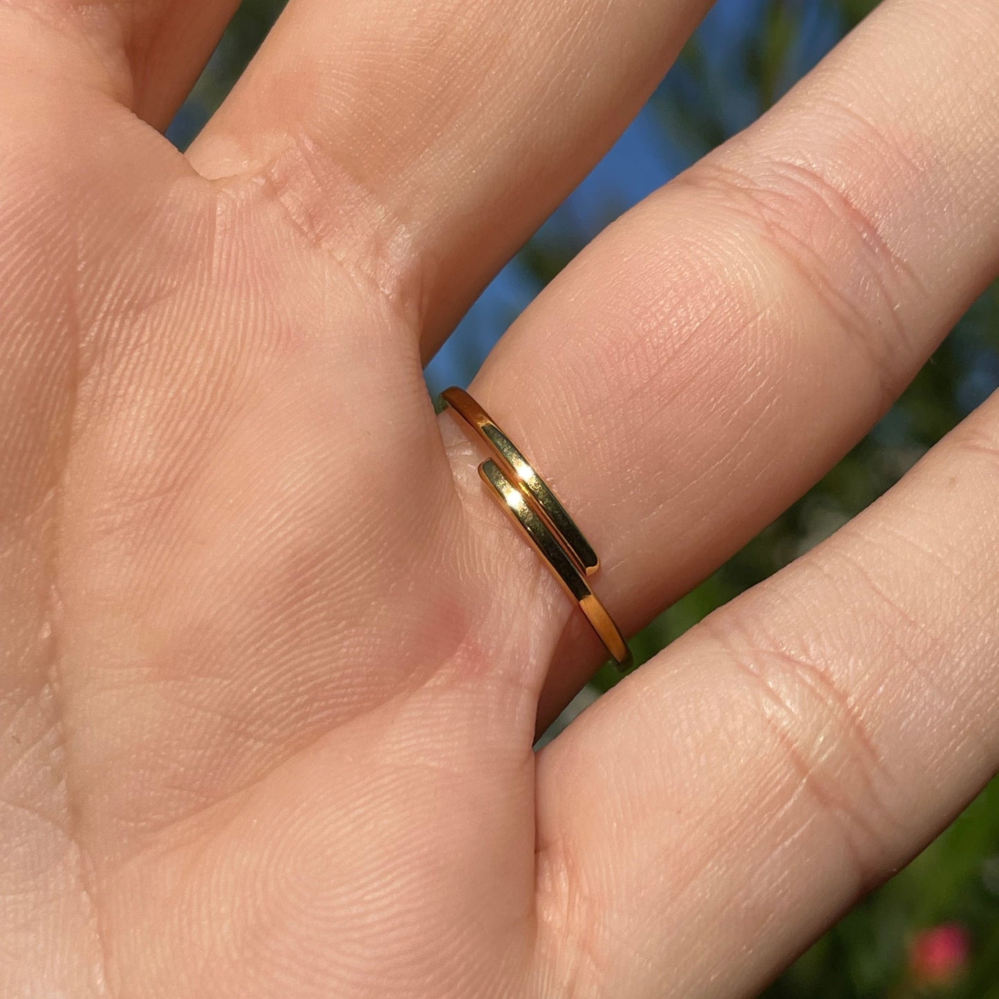Anello fiocco glitter in 2 colori