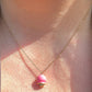 Collana con campanella smaltata in 2 colori