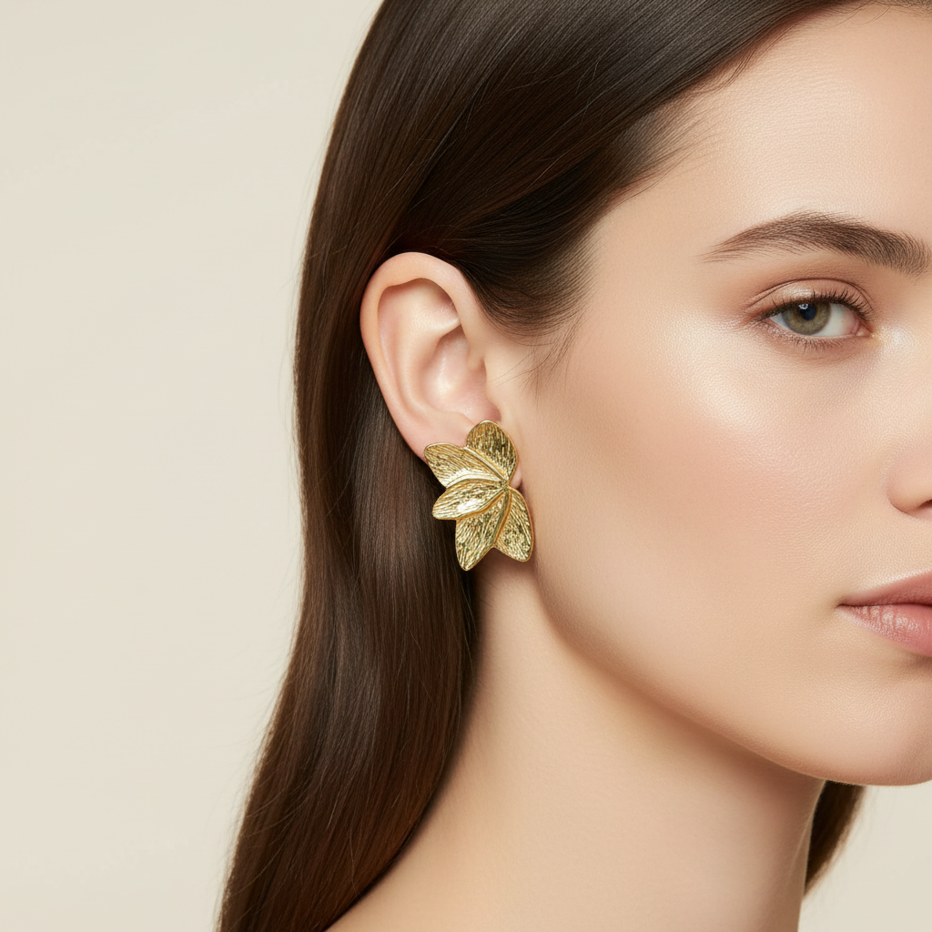 Orecchini tropical flower in 2 colori