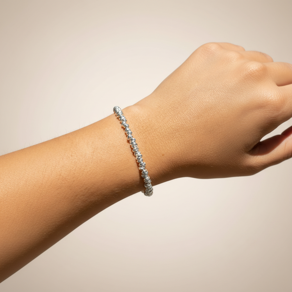 Bracciale dischetti in 3 colori