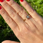 Anello stelle perlato