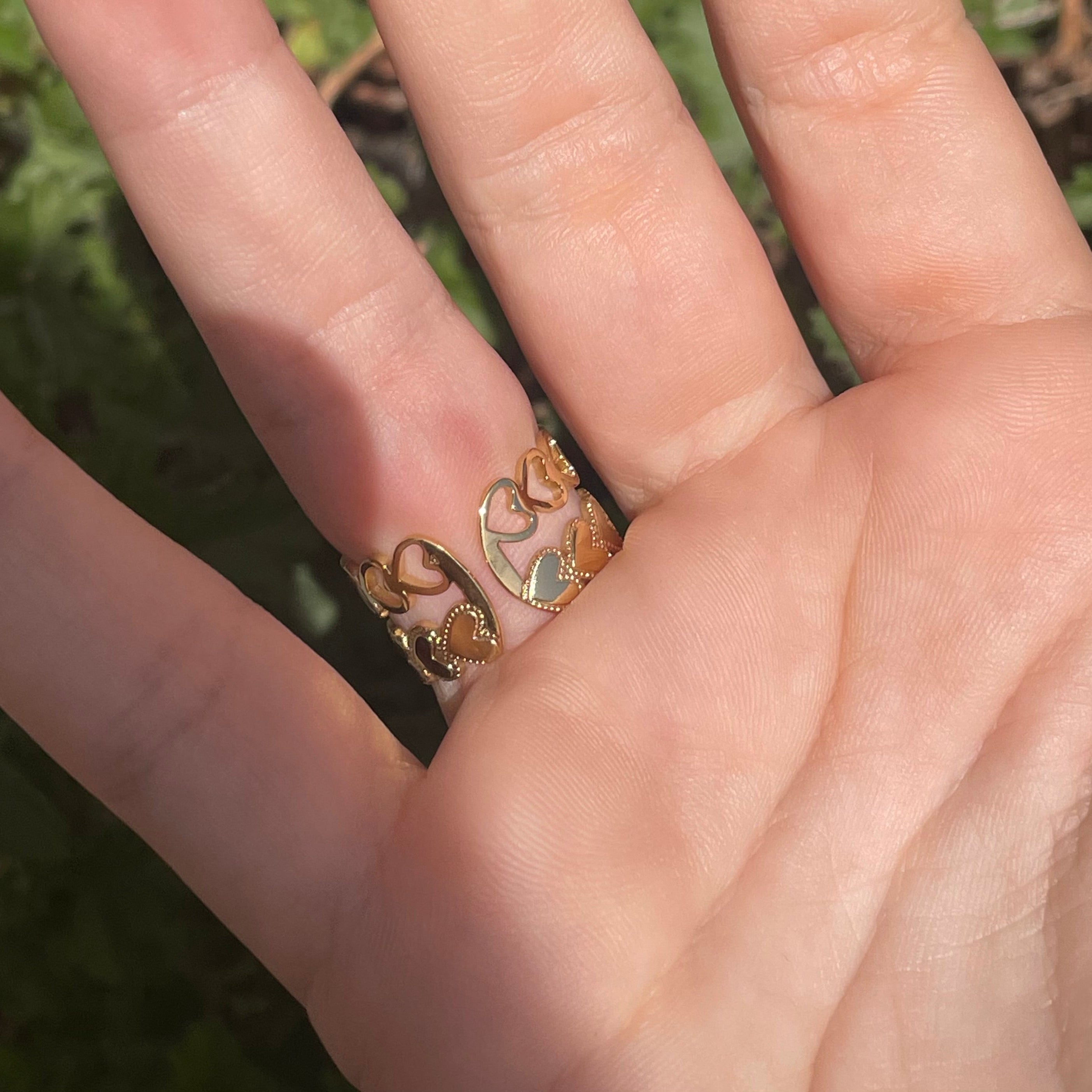 Anello doppi cuori
