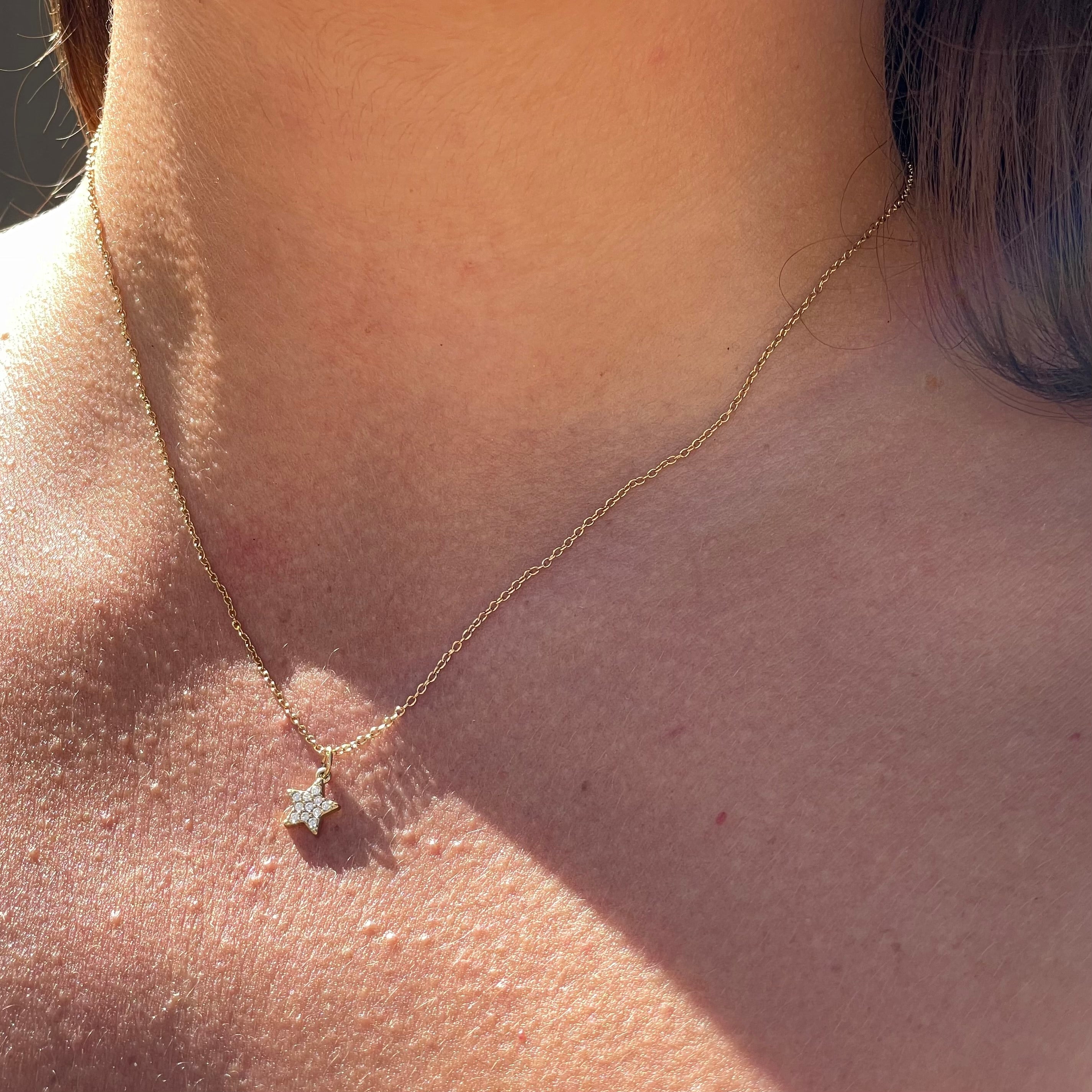 Collana stellina in 2 colori