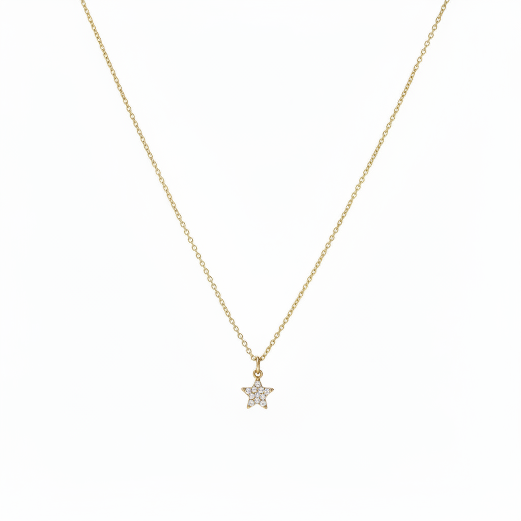 Collana stellina in 2 colori