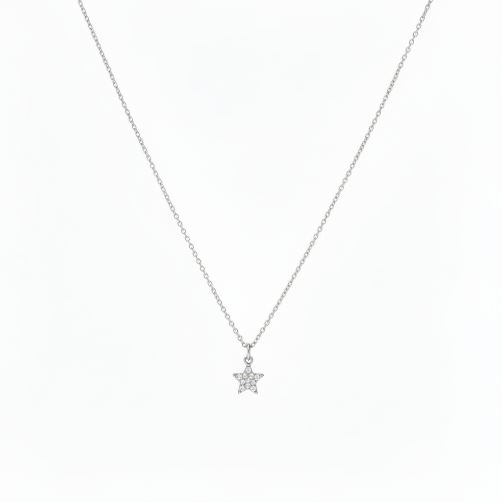 Collana stellina in 2 colori