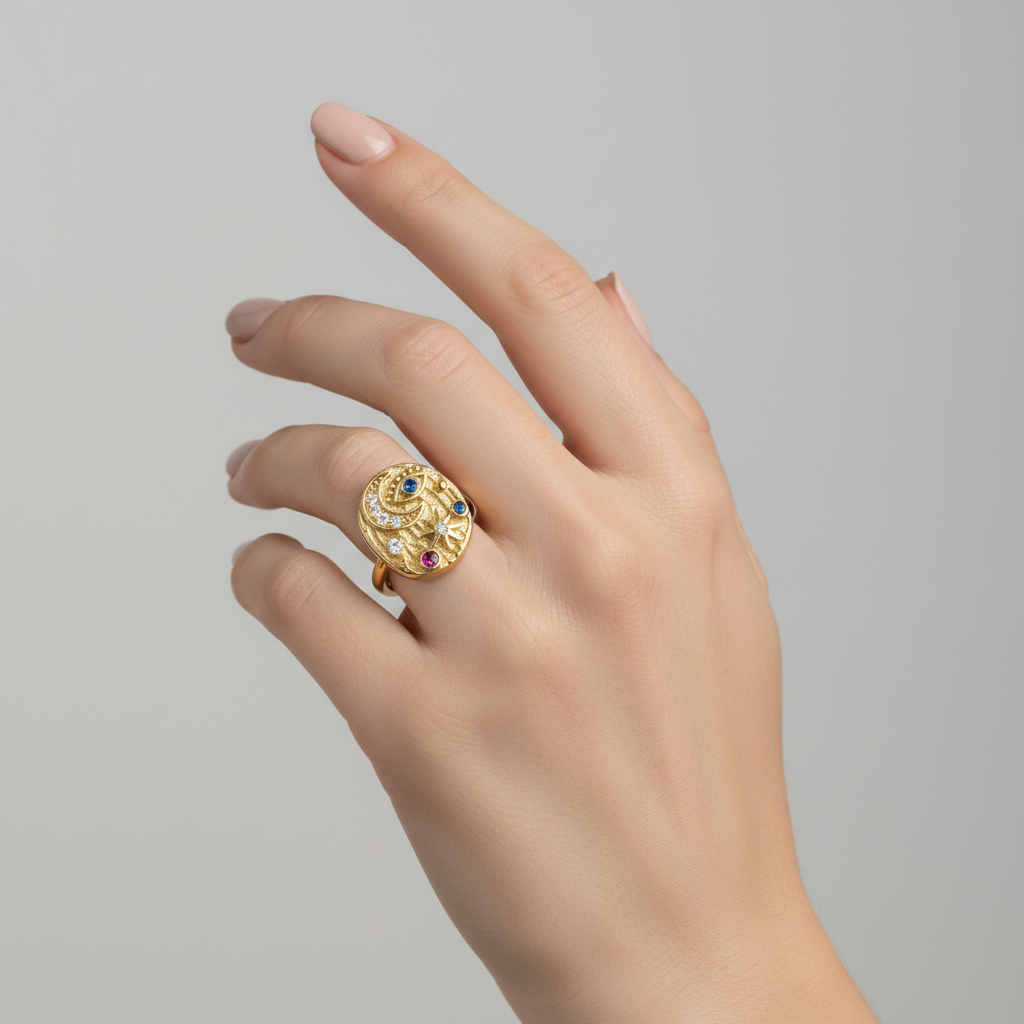 Anello universo in 2 colori